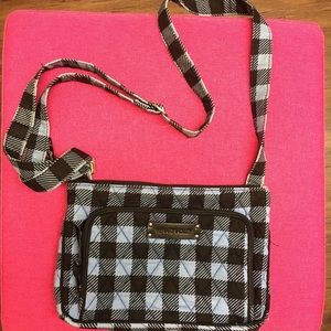Vera Bradley blue & black crossbody purse